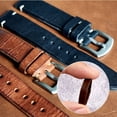 thumbnail image 3 of Leather Loop Keeper Leather Strap Retainer Loops Black Watch Strap Holder Loop Kit Replaceable Watch Strap Keeper Buckle Kit DIY, 3 of 8