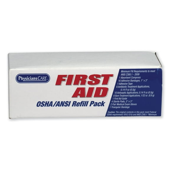 PhysiciansCare by First Aid Only ANSI / OSHA First Aid Refill Kit, Contains 48 Pieces []