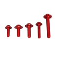 thumbnail image 3 of 177Pcs Colorful Motorcycle Fairing Bolts Kit M5 M6 Motorcycle Windshield Screws Replacement for Suzuki GSXR600 GSXR750 Red, 3 of 4