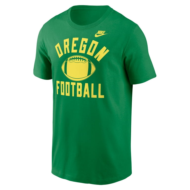 Men's Nike Green Oregon Ducks Legacy Football Icon T-Shirt