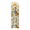 thumbnail image 5 of Pantalones Sueltos Con Estampado de Cintura Elástica Informal Para Mujer A La Moda Odeerbi  ODB-6, 5 of 5
