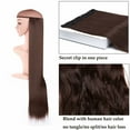 thumbnail image 5 of Benehair Clip in Hair Extensions as Human One Piece Hair Extension Curly Wavy Straight Hairpieces for Woman, 5 of 6