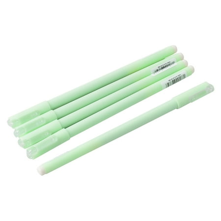 Office School Student Plastic 0.5mm Needle Tip Writing Gel Pen Pink/Blue/White/Green/Gray/Purple