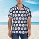 thumbnail image 2 of Balery Cute Sheep With Star Camisas hawaianas de manga corta para hombre, camisas playeras de corte holgado, camisas de vacaciones con botones,XX-Large, 2 of 7