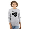 thumbnail image 3 of Texas Attitude Cool TX Cow Steer Bull Plus Size Long Sleeve Graphic Tee Shirt Brisco Brands 3X, 3 of 4