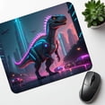 thumbnail image 6 of Cyberpunk Dinosaur Mouse Pad Low Profile Gaming Mat, 6 of 7