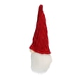 thumbnail image 2 of Northlight 6.25" Red and White Gnome Head with Hat Hanging Christmas Ornament, 2 of 2