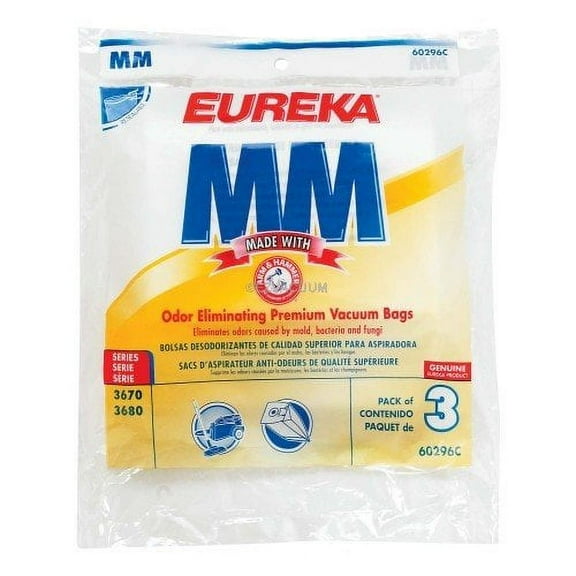 Genuine Eureka 60296B Filteraire Style MM Vacuum Bags to Fit Eureka Mighty Mite Canisters