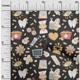 thumbnail image 2 of oneOone Rayon Dark Gray Fabric Tool Sewing Craft Projects Fabric Prints By Yard 56 Inch Wide, 2 of 4