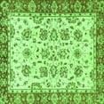 thumbnail image 1 of Ahgly Company Indoor Square Abstract Green Modern Area Rugs, 7' Square, 1 of 4
