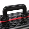 thumbnail image 5 of Yaheetech Aluminum Cosmetic Case Professional Makeup Train Case, Large Capacity Trolley Makeup Case with 4 Retractable Trays & 1 Smooth Sliding Drawer Black, 5 of 13