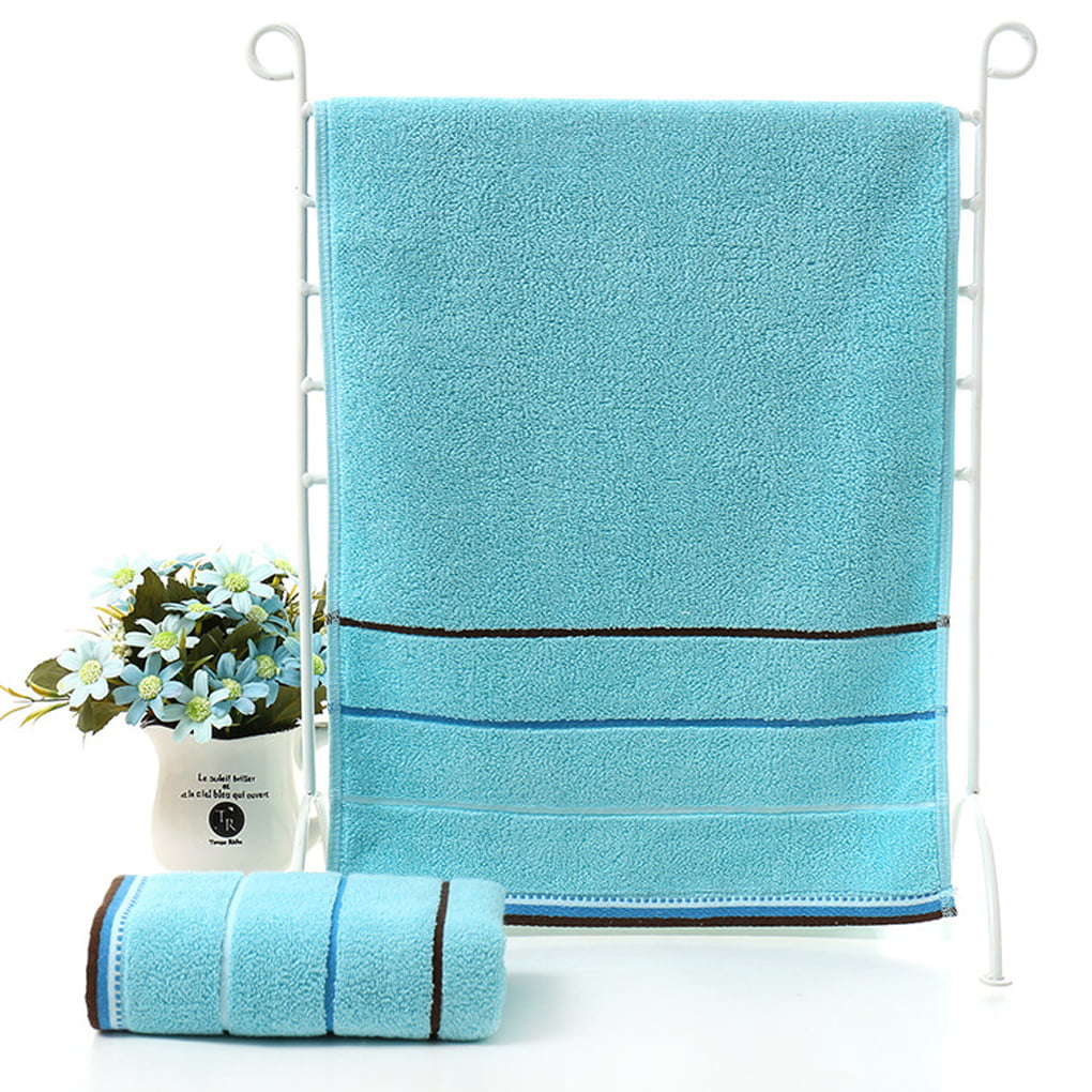 75 Kids Gift VONKY Cotton Towel Stripe Face Hand Bath Cloth Bathroom Absorbent 35 
