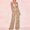 Gold, variant on ALLLIST Pants for Women Loose Fit Wide Leg Lounge Pants Plain Elastic Waist Black Knit Pants for Teen
