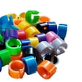 thumbnail image 5 of Mixed Colour Bird Dove Foot Rings Leg Band Finch Canary Poultry Clip Bands 200pcs, 5 of 13