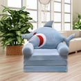 thumbnail image 3 of 2 en 1 sofá abierto asiento niños sofá plegable tres pisos sofá plegable niños sillón para dormitorio, 3 of 7