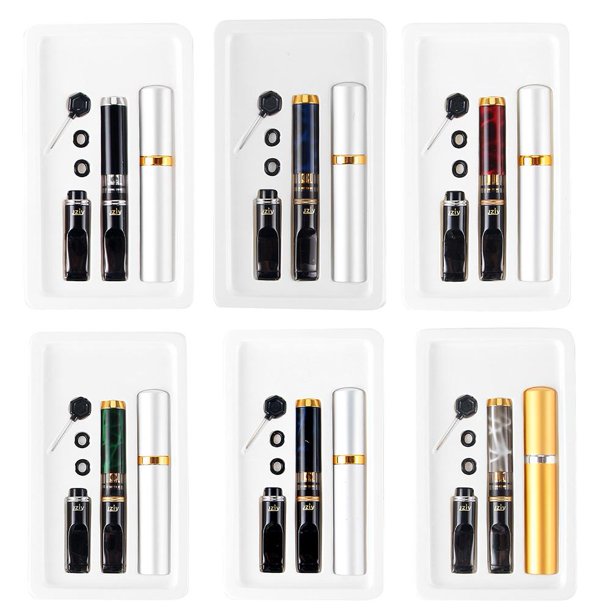 Kuymtek Los Tubos para Metal Limpian El Filtro Cigarrillo Reutilizable Reducen Los Kits Alquitrán