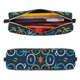 thumbnail image 2 of Disketp Bicycle Colorful Estuche de Lápices de Cuero con Cierre, Estuche Compacto para Papelería, Bolígrafos y Accesorios Pequeños, 2 of 7