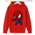 thumbnail image 4 of Spiderman Sudadera con capucha Kinder sudadera drucken Langarm sudaderas con capucha de dibujos animados jersey de Harajuku Kinder Jungen Hip Hop Unisex Kleidung, 4 of 5