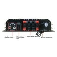 thumbnail image 2 of 12V 4 Channel Car Amplifier Subwoofer Amplifier Stereo Box 4 Voice Channel Player Amplificador ,Efficient Heatsink, 2 of 6