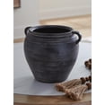 thumbnail image 2 of Signature Design by Ashley Meadie 9.5" Vase, Distressed Black Terra Cotta, 2 of 5