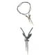 thumbnail image 1 of 2 Pieces Men Cowboy Leather Rodeo Bolo Tie Cord Eagle Pendant, 1 of 9