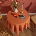 thumbnail image 2 of ZAXARRA Halloween Party Tablecloth Pumpkin Ghost Print Round Coffee Table Cover for Dinner Kitchen Wedding Outdoor Decoration, 2 of 6