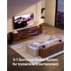 thumbnail image 2 of Sound Bar ULTIMEA Sistema de sonido envolvente virtual de 5.1 canales de 250 W, 2 of 9