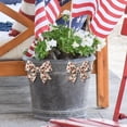 thumbnail image 7 of CHENjy Patriotic Linen Ribbon, Red White Blue American Flag Ribbon For Wreath Bows, 4th Of July Memorial Day DIY Crafts Decor，1PC, 7 of 7