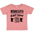thumbnail image 3 of Inktastic Minnesota Awesome Since 1858 Boys or Girls Baby T-Shirt, 3 of 5
