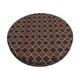thumbnail image 1 of Disketp Brown Gold Grid Funda Redonda para Taburete, Funda de Cojín para Silla de Bar Suave y Elástica-12 inch, 1 of 7