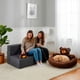 thumbnail image 2 of Sillón Plegable Matrimonial Atlas Gris Oxford + Cama para Perro y Peluche de Oso, 2 of 5