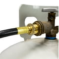 thumbnail image 2 of 12 ft Propane Hose Assembly with Swivel 1 in-20 Male Throwaway Cylinder Thread x Excess Flow Soft Nose P.O.L. with Handwheel, 2 of 4