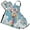 Colorful Spots Giraffe and Rainbow, variant on 5 Pcs Kitchen Set Heat Resistant Oven Mitts and Non-Slip Pot Holders with Adjustable Cooking Apron Red Snake Lanterns Plum Blossoms