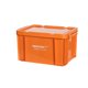 thumbnail image 1 of Caja de almacenamiento para acampar, contenedor de almacenamiento resistente, contenedor de almacenamiento apilable portátil Naranja, 1 of 9