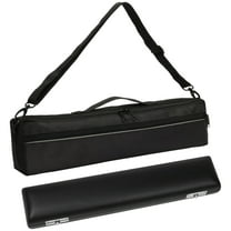 Flute Case Carrying Bag, PU Leather Flute Box with Wood Structure,16-Hole Flute Bag, Lightweight, with Adjustable Shoulder Strap and Handle, Long-lasting and Protective Storage