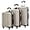 Champagne, variant on 3-in-1 Multifunctional Large Capacity Traveling Storage Suitcase, Luggage Set ABS Suitcase 3 Piece Set with TSA Lock Spinner Wheels 20" 24" 28", 3-in-1 Orange Luggage