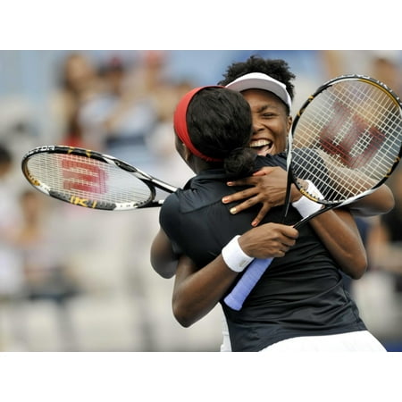 Aug 17 2008 Beijing China UsaS Serena Williams And Venus Williams 20 SpainS Virginia Ruano Pascual And Anabel Medina Garrigues In The WomenS Doubles Gold Medal Match On Location For Aug 17 - Beijing S