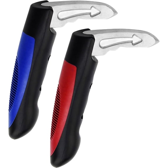 RYLZX Car Handle Assist for Elderly, Door Handles for Automotive, Multifunctional Car Handle Assist, Handicapped Elderly Assistant Support Bar, Red & Blue