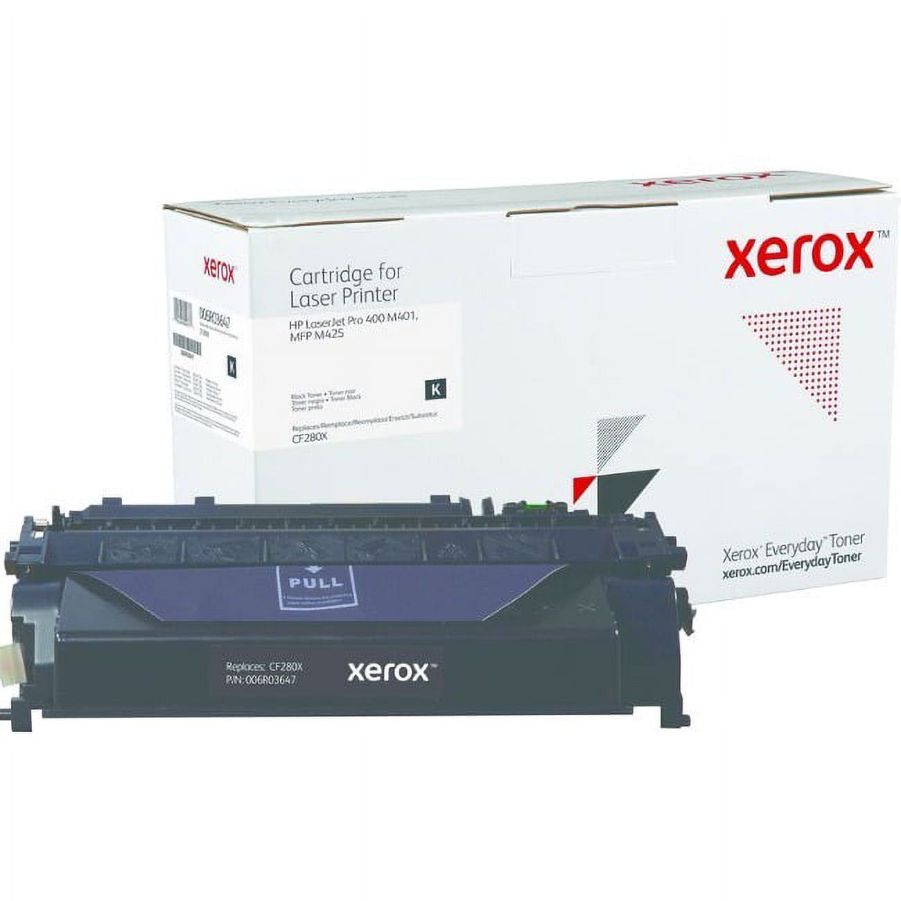 Black High Yield Everyday Toner from Xerox, Compatible with HP CF280X - image 2 of 2
