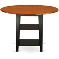 thumbnail image 4 of East West Furniture SULG5-BCH-W 5 Piece Sudbury Set, Rich Black & Cherry, 4 of 11