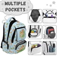 thumbnail image 5 of Aplkyhs Just A Boy Who Loves Soccer Backpack for Kids 9-12 School Bag Lightweight Water Resistant Bookbag for Daily School Sea Turtle Capybara, 5 of 7
