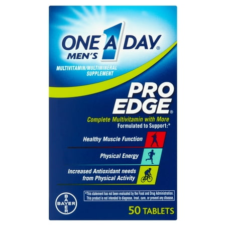 One A Day Pro Edge Men multivitamine / supplément Multiminéraux, 50 count