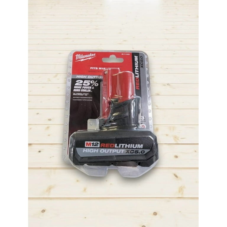 Milwaukee Tool M12 REDLITHIUM HIGH OUTPUT XC5.0 Battery Pack