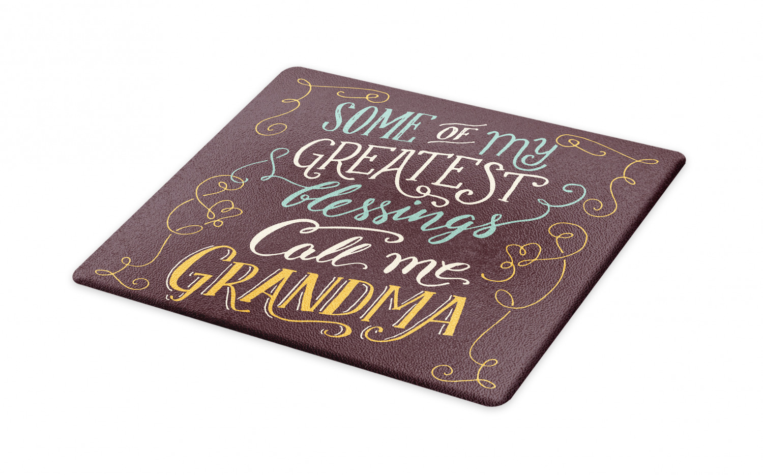 Grandma Cutting Board, Greatests Call Me Grandma Words with Ornamental