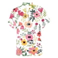 thumbnail image 4 of Raeneomay Button Down Shirts Loose Summer Tops for Women Women's Short Sleeved Fashionable Printed T-Shirt Cardigan Loose and Women's Summer Casual Shirt Top, 4 of 4