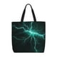 thumbnail image 1 of Balery Green Lightning Flash Bolsa de Mano para Mujeres con Cremallera, Bolsa de Gimnasio con Compartimentos, Bolsa para Laptop, Bolsa para Trabajo, 1 of 7