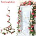 thumbnail image 2 of 8 Uds flor Artificial Floral falso vid colgante guirnalda fiesta boda decoración, 2 of 8