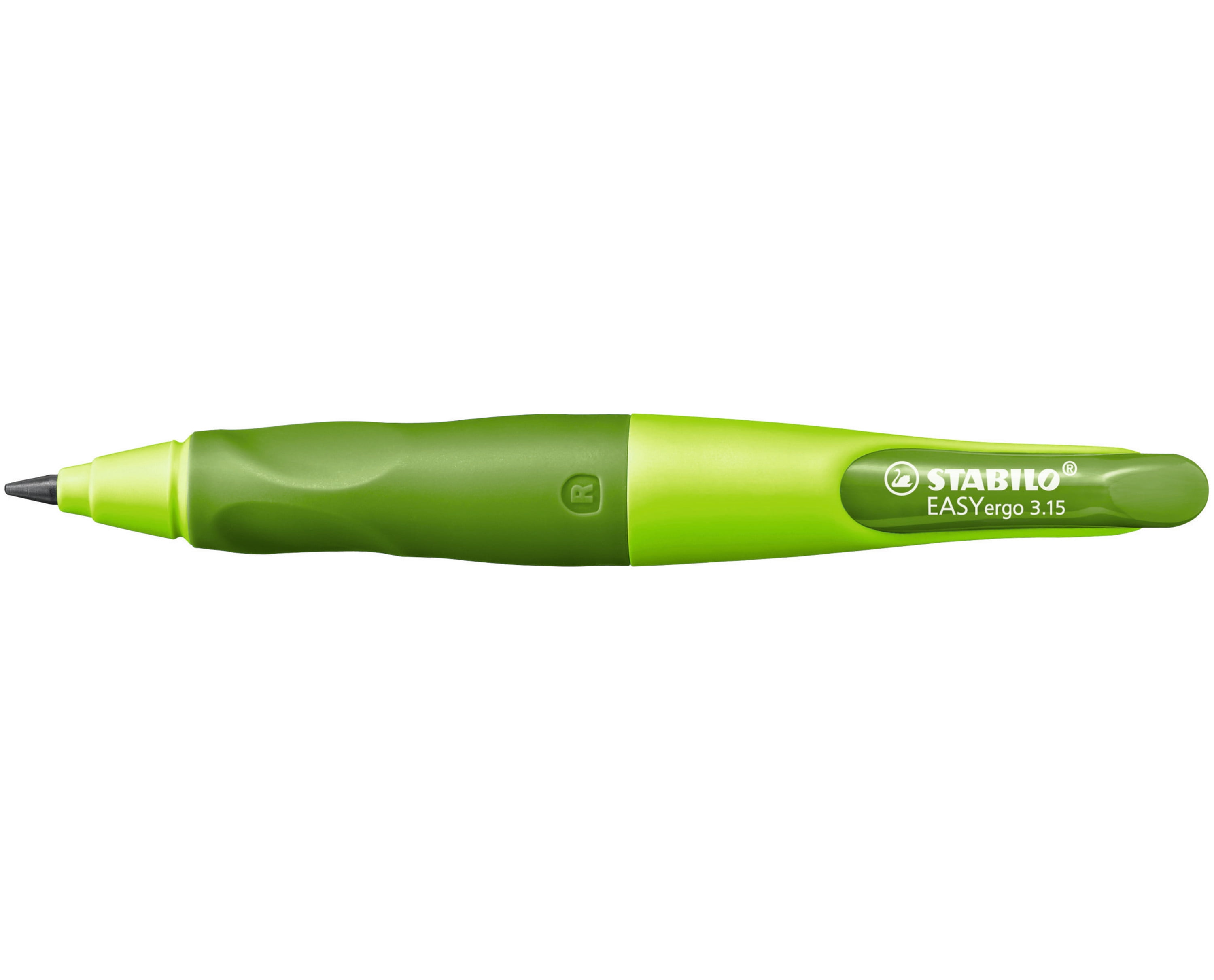STABILO EASYergo Mechanical Pencil, Right-Handed, Light Green/Dark Green