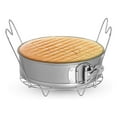 thumbnail image 5 of Heavy-Duty Stainless Steel Trivet, Tall Steamer Rack for 6 Qt/8 Qt Instant Pot, Easy Lift Handles Included (1 Pack), 5 of 5