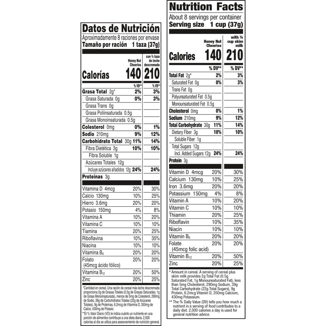 (12 pack) Honey Nut Cheerios, Heart Healthy Gluten Free Cereal with Whole Grain Oats, 10.8 oz